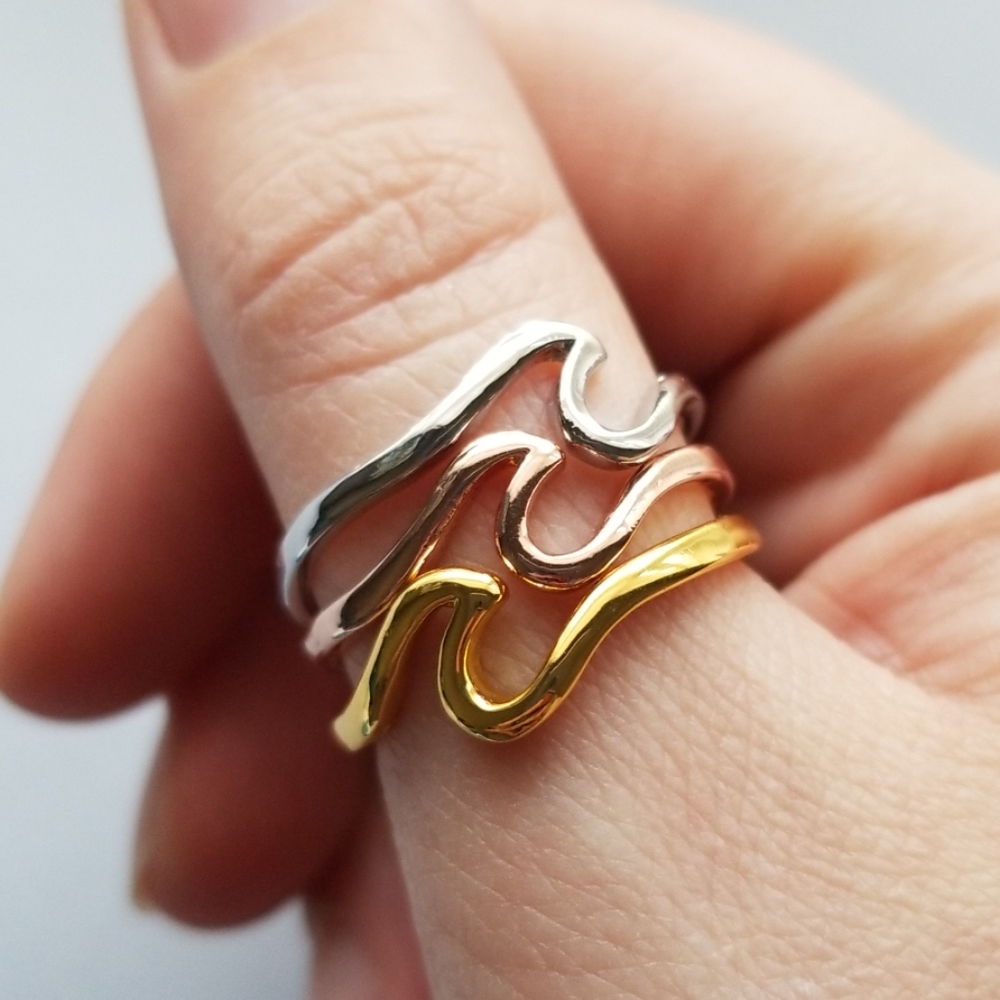 Shoreline wave ring.